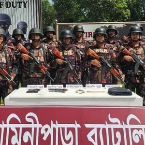 খাগড়াছড়িতে বিজিবির সঙ্গে চোরাকারবারিদের গোলাগুলি