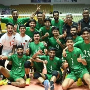 ভলিবলে উজবেকিস্তানকে উড়িয়ে দিয়ে ফাইনালে বাংলাদেশ