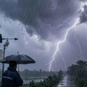 দেশের ৯ অঞ্চলে বজ্রবৃষ্টির আশঙ্কা, নদীবন্দরে সতর্কসংকেত 