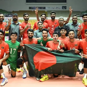ভলিবলের র‍্যাঙ্কিংয়ে ৭৫ নম্বরে বাংলাদেশ