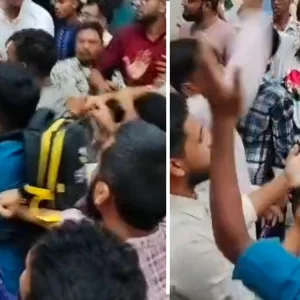 ‘জুলাই যোদ্ধাদের’ তোপের মুখে গণ-অভ্যুত্থান দিবসের অনুষ্ঠানস্থল ছাড়লেন এনসিপি নেতা