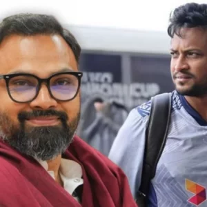 ‘সাকিব স্বৈরাচারদের মঞ্চে উঠেছেন, তার দেশে ফেরার কোনো সুযোগ নেই’