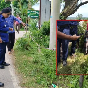 বিস্ফোরণে আহত যুবক, আরও দুটি ককটেল সদৃশ বস্তু ঘিরে রেখেছে পুলিশ