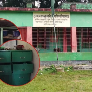 প্রাথমিক স্কুলে দুর্ধর্ষ চুরি, শিশুদের ‘সততা স্টোরের’ টাকাও লুট 