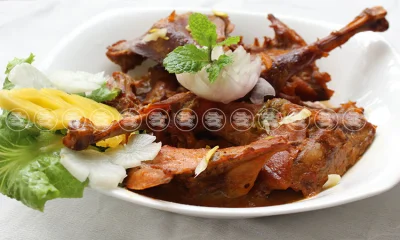 মুরগির বাদামি রোস্ট