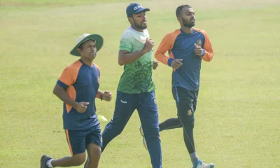 পাকিস্তান সিরিজকে সামনে রেখে মিরপুরে অনুশীলনে নাজমুল হোসেন শান্ত ও প্রথমবার জাতীয় দলে ডাক পাওয়ার অপেক্ষায় তৌহিদ হৃদয়