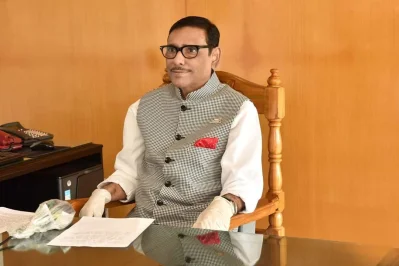 সেতুমন্ত্রী ওবায়দুল কাদের। ছবি: মন্ত্রীর ফেসবুক থেকে