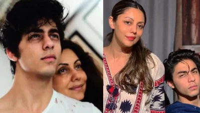 আরিয়ান খান ও গৌরী খান। ছবি: সংগৃহীত
