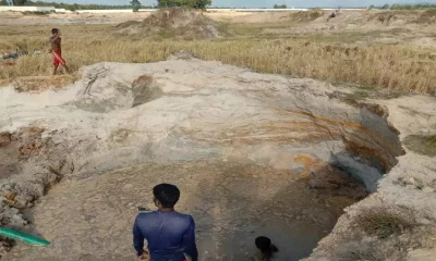  চকরিয়ার ডুলাহাজারা বগাচতর এলাকায় জোরপূর্বক মাটি লুট করে একটি সংঘবদ্ধ চক্র। 