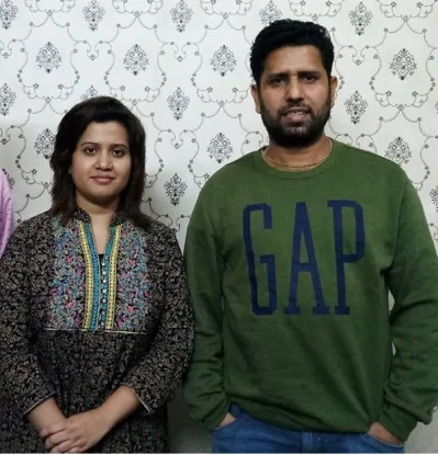 ন্যানসি ও রাজ। ছবি: সংগৃহীত
