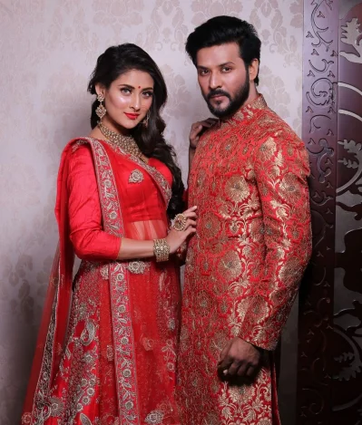 নিরব ও মেহজাবীন। ছবি: সংগৃহীত
