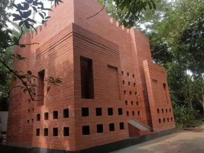 গাজীপুরের কালীগঞ্জে ইতিহাসের মহাবীর বাংলার ১২ ভূঁইয়া অন্যতম ঈশা খাঁ&rsquo;র আধুনিক সমাধি স্তম্ভ। ছবি- ইত্তেফাক