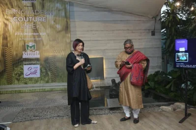 উদ্বোধনী অনুষ্ঠানে বক্তব্য রাখছেন এফডিসিবি&rsquo;র প্রেসিডেন্ট মাহিন খান 