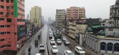 মগবাজার ফ্লাইওভার। ছবি: তানভীর রিজভী 