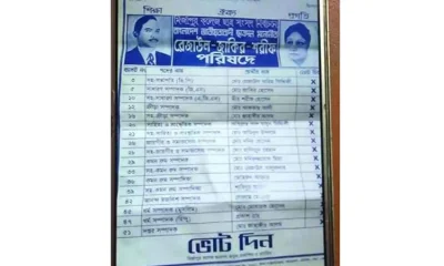 ছাত্রদলের প্যানেল 