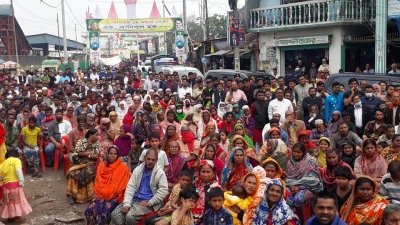 কম্বল বিতরণ অনুষ্ঠান।ছবি: ইত্তেফাক