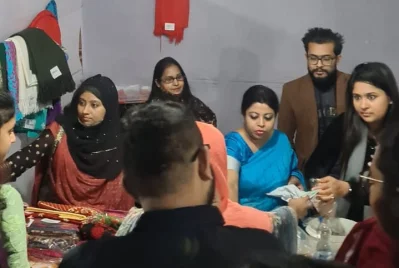 মেলায় অনিনদিতা হোসেনের স্টল