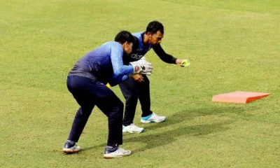 নুরুল হাসান সোহান ও মুশফিকুর রহিম