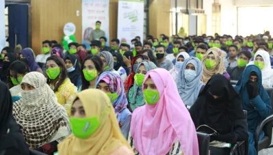 এনইউবিডিয়ানস ক্যারিয়ার মিটআপে অংশ নেয়া শিক্ষার্থীরা
