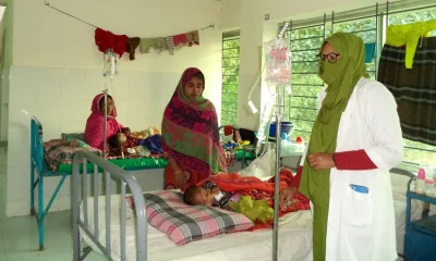 নন্দীগ্রামে শীতে বেড়েছে শিশু রোগীর সংখ্যা। ছবি- ইত্তেফাক