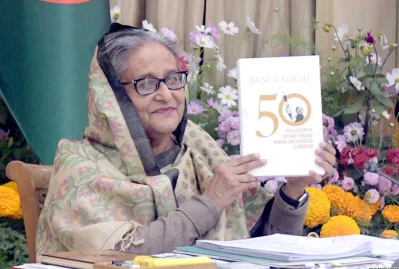 প্রধানমন্ত্রী শেখ হাসিনা।