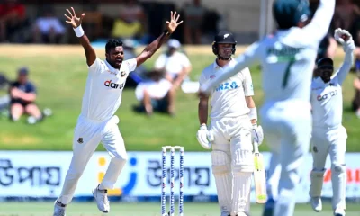 দ্বিতীয় ইনিংসে একাই কিউই ব্যাটিং লাইনআপ ধসিয়ে দিয়েছেন এবাদত