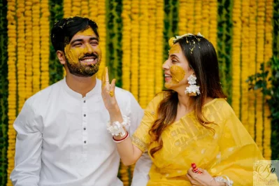 বিদ্যা সিনহা মিম ও সনি পোদ্দার। ছবি: সংগৃহীত