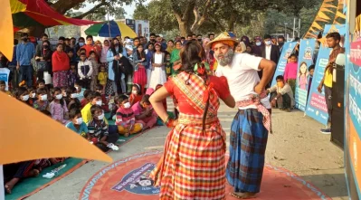 রাজশাহীতে শিশুদের যক্ষ্মা সচেতনতায় পুতুল নাটক।