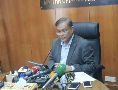তথ্য ও সম্প্রচারমন্ত্রী এবং আওয়ামী লীগের যুগ্ম সাধারণ সম্পাদক ড. হাছান মাহমুদ। 