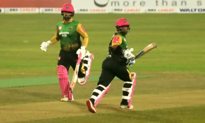 ওপেনিংয়ে দারুণ শুরু এনে দেন তামিম ইকবাল ও মোহাম্মদ শেহজাদ। ছবি: ইত্তেফাক