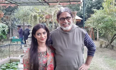 আফজাল হোসেন ও শামা ফারজানা। ছবি: সংগৃহীত