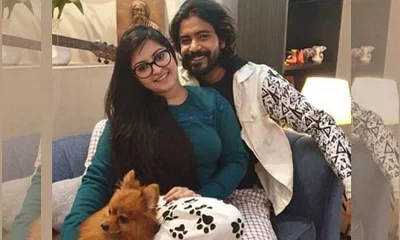 পরীমণি ও রাজ। ছবি: সংগৃহীত