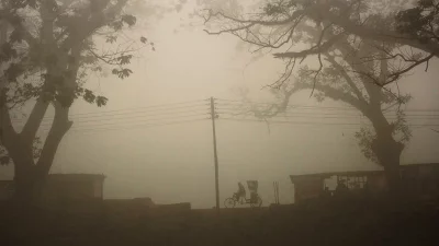 শীতের সকাল।  ছবি: কনক আহমেদ।