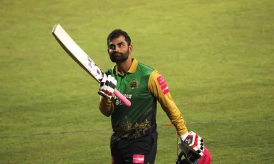 সেঞ্চুরির পর তামিমের উদযাপন