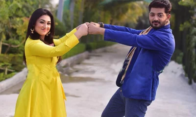 অপু বিশ্বাস ও বাপ্পী চৌধুরী। ছবি: সংগৃহীত