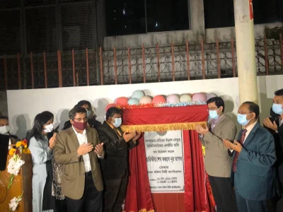 আলোকিত করার কার্যক্রমের উদ্বোধন। ছবি: ইত্তেফাক