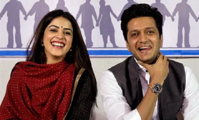  রিতেশ দেশমুখ-জেনেলিয়া ডিসুজা। ছবি: সংগৃহীত