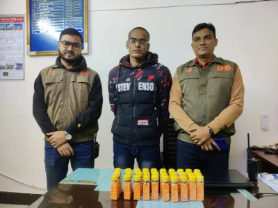গ্রেফতার তালিম উদ্দিন মুন্না। ছবি: ইত্তেফাক