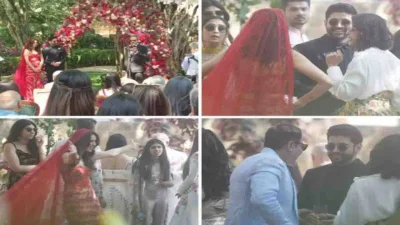 ফারহান আখতার ও শিবানি ডাণ্ডেকারের বিয়ের ছবি