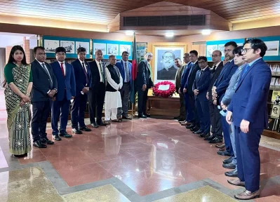 বাংলাদেশ হাই কমিশন নয়াদিল্লিতে ঐতিহাসিক ৭ মার্চ উদযাপন।