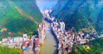 ইয়ানজিনকে বিশ্বের সবচেয়ে সরু শহর মনে করা এর আকারের কারণে
