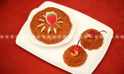 বাদাম-বুটের ডালের হালুয়া 
