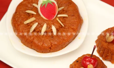 বাদাম-বুটের ডালের হালুয়া 