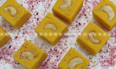 নারকেল ও গাজরের বরফি