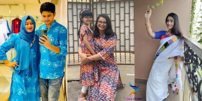 কালার ক্রিয়েশনের পোশাকে মডেল হয়েছেন জনপ্রিয় অভিনয়শিল্পীরা