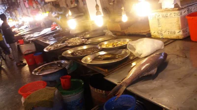 পলাশীর মাছের বাজার।
