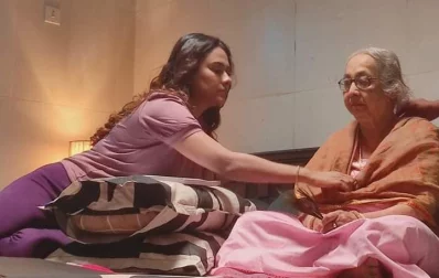 &lsquo;ময়ূরাক্ষী&rsquo; ছবির একটি দৃশ্যে কস্তুরী চৌধুরী ও ববি হক। ছবি: সংগৃহীত