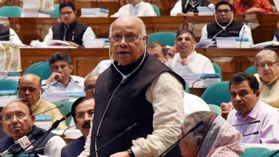 সংসদে সাবেক অর্থ মন্ত্রী আবুল মাল আবদুল মুহিত।