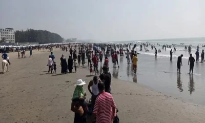 কক্সাবাজার সমুদ্র সৈকত।