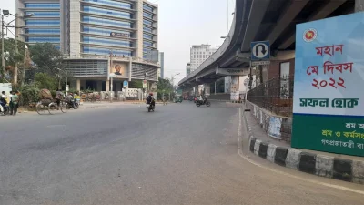 ঈদের আগে রাস্তা ফাঁকা। ছবি: ইত্তেফাক